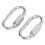 Polyester Flat Braided Material Quick Link Chain Connector, Swivel Hook with Locking Mechanism, Light Weight and High Strength for Versatile Binding 8