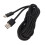 Durable USB Replacement Charging Cable For PS5Xbox Controllers Enhanced Durability High Quality Made Fast Charging Programmable LED Panel Nylon 5