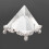 Crystal Pyramid Figurine for Home Decor 12