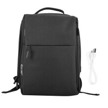 Innowacyjny plecak z zamkiem odcisku palca i portem ładowania USB, wodoodporny, ergonomiczny, torba na laptopa do urządzeń 15,6 cala, duża