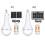 Compact Lightweight LED Light Bulb With Solar Powered USB Rechargeable Functionality Emergency Lighting For Home And Outdoor Use Multi Functional 6