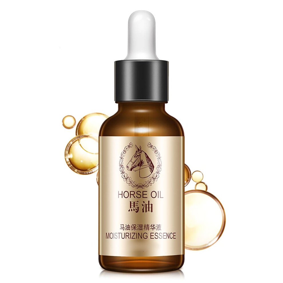 Deep Hydration Facial Essence, Horse Oil Based Anti Ageing Essence For Acne Scars Corrector And Gentle Exfoliation, Natural Ingredients Skincare With