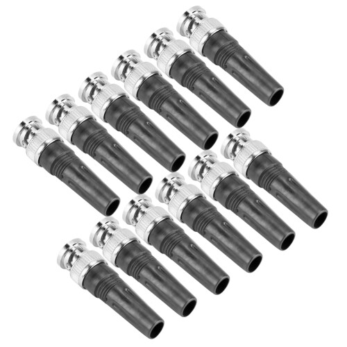 Security Camera BNC Male Straight Adapter Connector for Video Cables 10 Pack 2