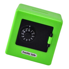 (Green) Small Piggy Banks for Boys,Girl Kids Safe Password Money Saving Box Cash Coin Banks Money Banks Toy Birthday Gift Yellow