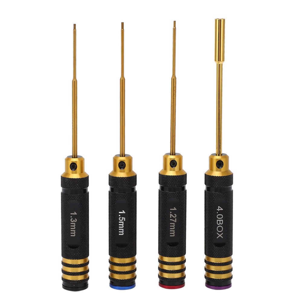 Professional Rc Hex Screwdriver Kit Lightweight Yet Sturdy Replacement Tools For Drone Quadcopter Boat Car Repair And Maintenance (4Pcs) 9357860080859