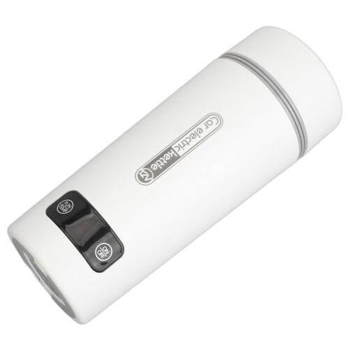 Portable 350ml 4-Temp Adjustable Car Heating Cup, White, 12V