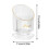 (Clear) Makeup Brush Storage Box Convenient Cosmetic Organizer Practical Desktops Pen Holder Elegant Eyebrow Pencil Container  Clear 3