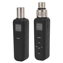 Wireless Microphone Transmitter Receiver Aluminum Alloy ABS 640-690MHz