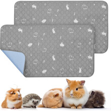2 Pack Guinea Pig Cage Liner Washable Pee Pad