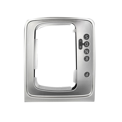 For  B6 2005-2011 Car Gear Shift Base Gear Shift Knob Frame Accessories 3C1713203A Matte Silver 2