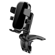 (Mirror style) Adjustable Car Phone Holder Cellphone Holder Dashboard Mount Shockproof Stand Clip Type Cradle for 4-7.2inch Phone