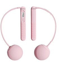 (Pink) Weighted Cordless Jump Rope For Adult Indoor and Outdoor Exercise Digital Counting Skipping Rope with Precisions Counter  Purple