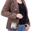 (Gold) Style Clutch Bag Adjustable Shoulder Strap Multi Compartment Waterproof Compact Essential Organizers  Silver 4