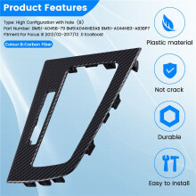 Car Shifter Gear Panel Trim Cover BM51-A044H83-AB for Focus III 2012-2015 Shift Lever Trim Plate BM51A044H83AB B