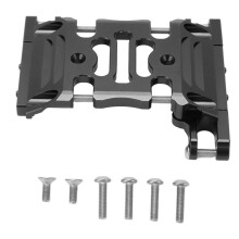 Plaque de protection de boîte de vitesses en aluminium usiné CNC durable pour voiture Axial SCX10RC - Conception légère et pièces de rechange