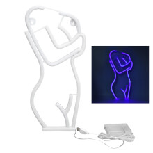 Lady Buttocks Neon Sign Silhouette Led Glow Art Piece Durable Professional Teams Designed Acrylic Room Decor With Dual Power Modes For Man Cave Shop