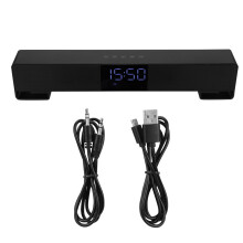 Bluetooth Enabled Soundbar For Home Use, RF Remote Controller HDMI Optical RCA AUX Enhanced Sound Quality Wireless Convenience Space Saving