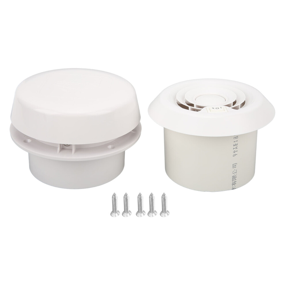 Rv Plumbing Vent Cap For Sewer Gas Expel, Odor Prevention Vent Cover With Dust Protection, Durable Plastic Roof Vent Replacement For Camper Motorhome 9357860324373
