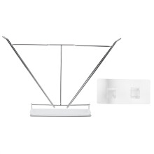 Pot Lid Drying Rack Stainless Steel Rust Resistant Kitchen Organizer Wall Mount Tool Storage Rack Neat And Organized Design