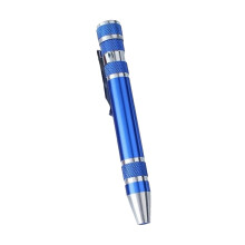 Sturdy And Durable Magnetic Portable Screwdriver Aluminum Alloy Pen Shaped Design Non Slip Pattern Compact Design With Elegant Look Perfect For