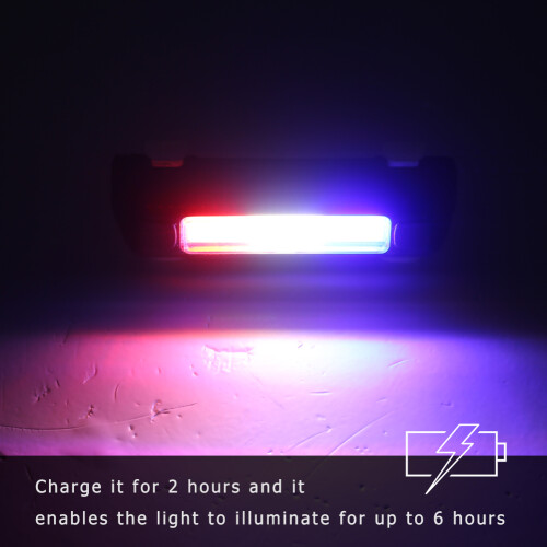 Σετ πίσω φώτων ποδηλάτου LED με φόρτιση USB, επαναφορτιζόμενη μπαταρία, 7 2