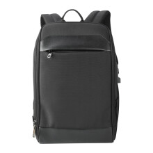 Waterproof Laptop Backpack For Men With Fingerprint Lock, Multi Functional Expandable Anti Theft Rucksack USB Charging Breathable Shoulder Straps