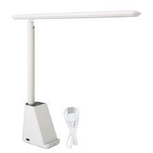Ultravékony LED asztali lámpa, szabályozható fényerővel, USB-s tápellátással, érintésvezérléssel, összecsukható, újratölthető