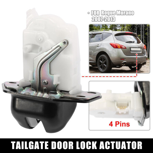 90502-CA00C 90502-EN00A Tailgate Boot Lid Trunk Lock Actuator  for  Leaf Versa Rogue Murano 1