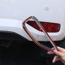 Car Rear Fog Lamp Cover Tail Fog Light Frame Trim for Fortuner 2016+