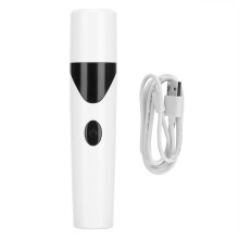 Mașină de tuns unghii pentru animale de companie, reîncărcabilă USB, pentru câini și pisici, cu vibrații reduse, super silențioasă,