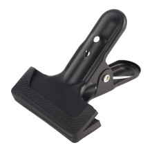 Pinzas de resorte de metal duraderas para fondos fotográficos, almohadillas de goma antideslizantes, pinzas de agarre fuerte, soporte para reflector