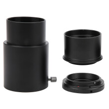 T2-EOS-adapter for Canon EF EF-S-kameraer Prime Focus Photography Astrophotography-adapter forlengelsesrør forstørrer bildet for detaljert