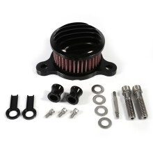 Filtre à air lavable pour Harley Davidson Sportster XL883XL1200 2004-2015, usiné CNC en aluminium, système de respiration interne, réutilisable,