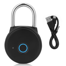 Kłódka biometryczna bezkluczykowa, odblokowywanie odciskiem palca, blokada Bluetooth z obsługą aplikacji mobilnej, solidna konstrukcja,