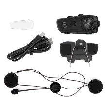 Motorcykelhjälmheadset med vattentät design och stöd för MP3-uppspelning, universella racinghjälmhögtalare kompatibla med helhjälm