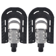 Classic Appearance Folding Bike Pedals Aluminum Alloy Saw Type Design Anti Slip Lightweight Universal Standard Size Ergonomic Design Durable And