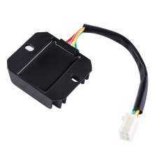 Black 12V Motorcycle Regulator Rectifier for 150-250CC Scooters 4 Wires 4 Pins