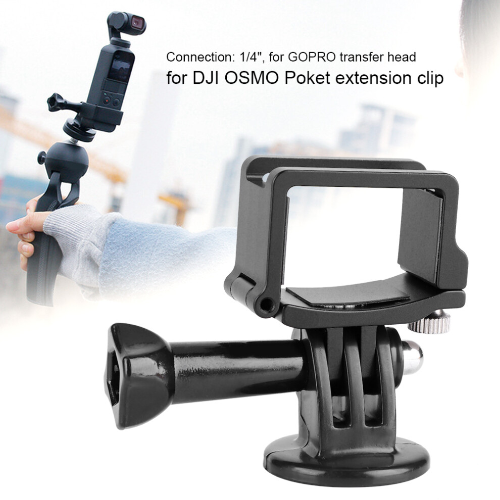 Aluminum Alloy Extendable Selfie Stick & Gopro Mount For Dji Osmo Pocket Black 5001391632219
