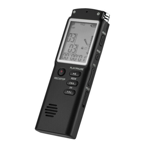 Variable Speed Playback Digital Audio Voice Recorder Noise Canceling Microphone Playback Function Password Protection Ultra Large Screen Voice 1