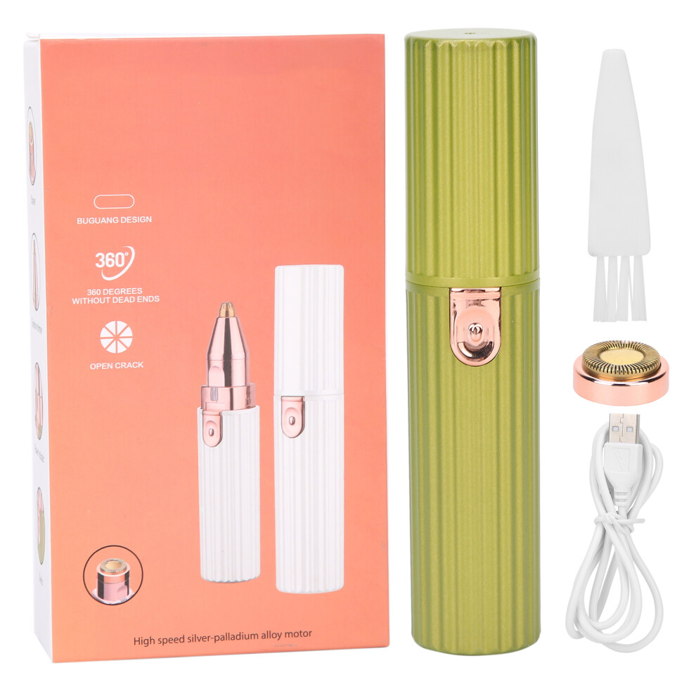 Women Electric Shaver Facial Hair Remover Rechargeable Portable2In1Eyebrow Trimmer Peach Fuzz Razor Painless Smoothly Alternative To Wax And