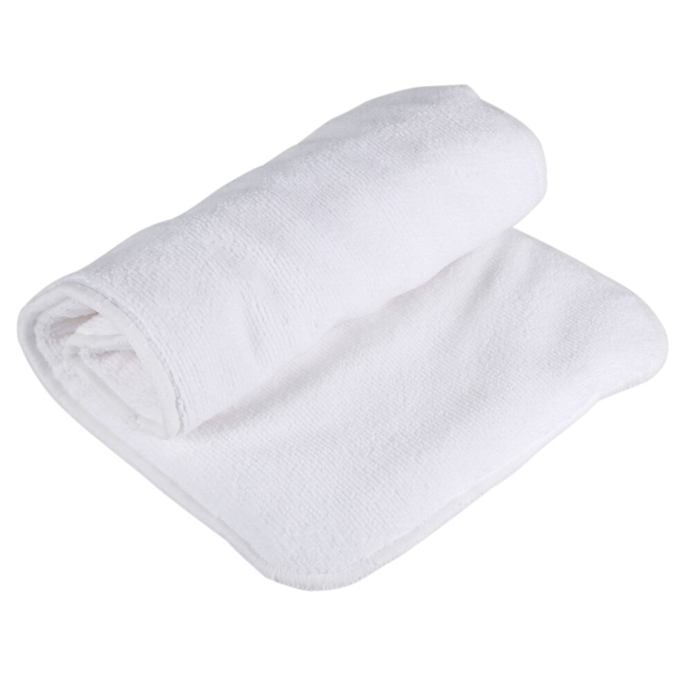 White Adult Washable Reusable 4-Layer Cloth Diaper Insert, 48X20cm,