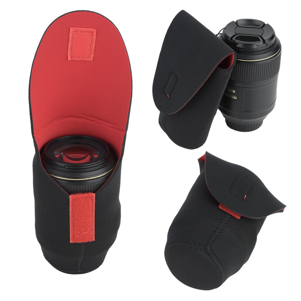 5Pcs Camera Lens Storage Bag Protective Case Shockproof Pouch For Slr Camera 7651390772003