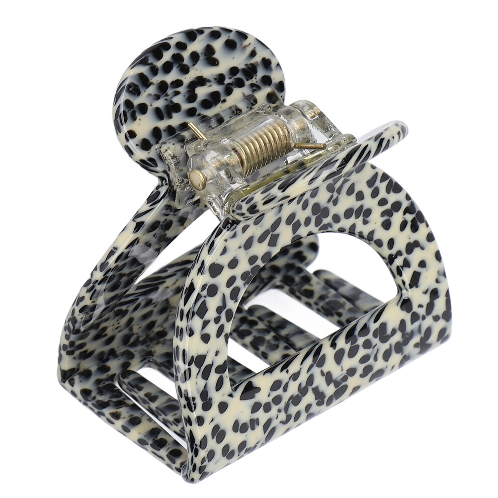 Fancy Leopard Print Claw Hair Clip Strong Hold Acrylic Hair Clips Upgraded Material Exquisite Appearance Comfortable Fit for All Hair Types