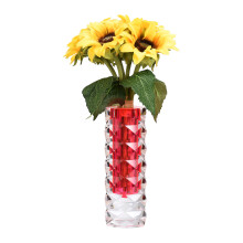 Vase décoratif allongé, style bohème moderne, en acrylique, idéal comme centre de table. Haute qualité, imperméable, polyvalent, léger et