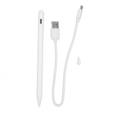 Premium iPad Stylus Pen Enhanced Precision and Comfort Tilt Recognition Palm Rejection Technology Touch Activated Switch Fast Charging for Creative