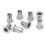 Corrosion Resistant Rivet Nuts Stainless Steel Threaded Insert Nut High Strength Flat Head Knurled Body Adjustable Grip Range Multi Material 5