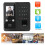 Energy Efficient Biometric Door Lock With Remote Unlocking Feature And Emergency Type C Charging Backup For Multi Method Access Control With Strong 6
