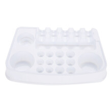 Lightweight Portable Plastic Color Tray for Tattooists, Disposable Ink Holder with Needle Holder Function and Quality Material Construction
