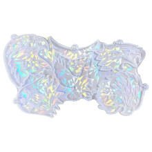 (Clear) Holographic Resin Molds Eagle Silicone Mold for Epoxy Casting DIY Rainbow Light Pendant Decoration Mold Jewelry Tool Clear
