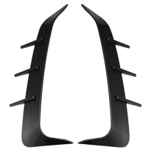 1 Par de PáRa-Choque Traseiro Spoiler Capa de VentilaçãO Lateral Canard para X6 G06 2019-2023 Preto Brilhante